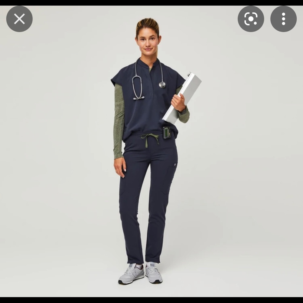 Figs Quiet Navy Yola Pants